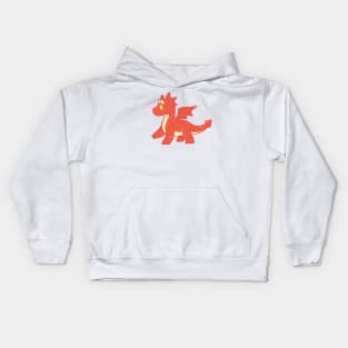 Cute Red Dragon Kids Hoodie